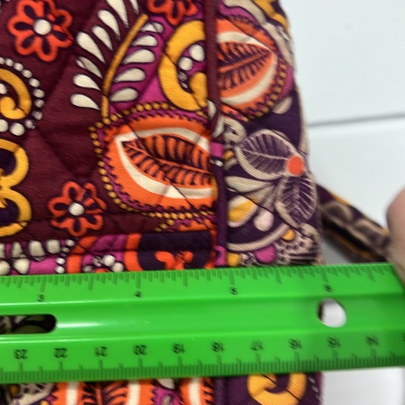 Vera Bradley medium size floral shoulder bag EUC vivid colors, sizes in picture - Picture 8 of 12